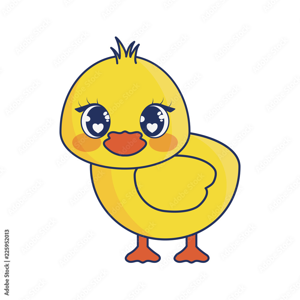 Fototapeta premium cute chick adorable character
