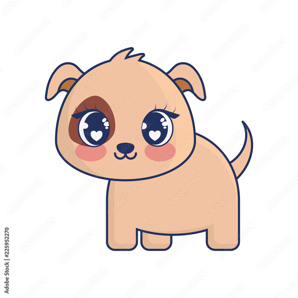 Fototapeta premium cute dog adorable character