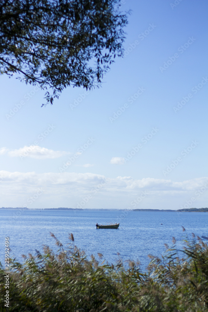 Boote am Salzhaff in Rerik