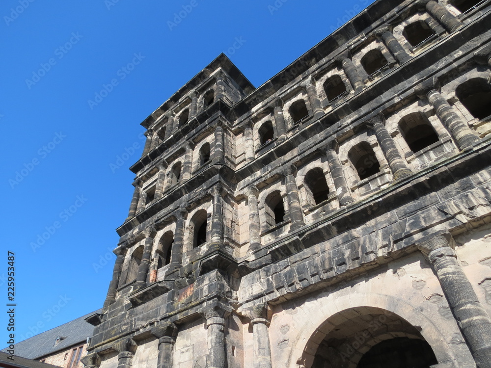 Historical Roman gate Porta Nigra in Trier Germany