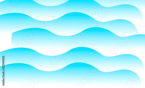 abstract background with gradient blue sea waves