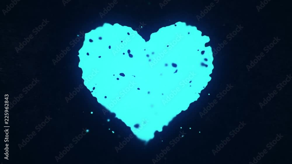 Abstract background with symbol of holidays from fluid and liquid particles. Animation of seamless loop. Abstract background with symbol of holidays from fluid and liquid particles. Animation of seamless loop.
