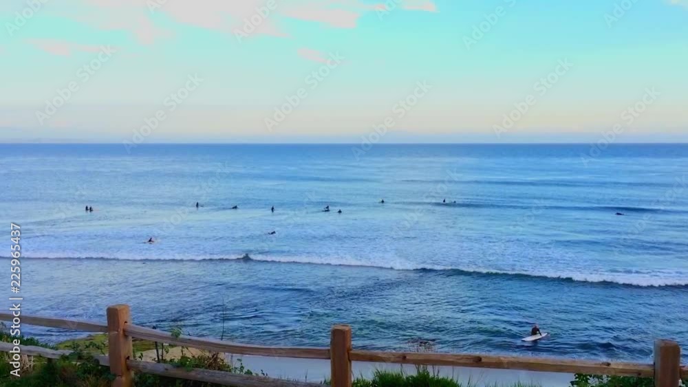 Santa Cruz, Pleasure Point, on the northern Monterey Bay in Santa Cruz County, California, USA, a world renowned surf location Santa Cruz, Pleasure Point, on the northern Monterey Bay in Santa Cruz County, California, USA, a world renowned surf location