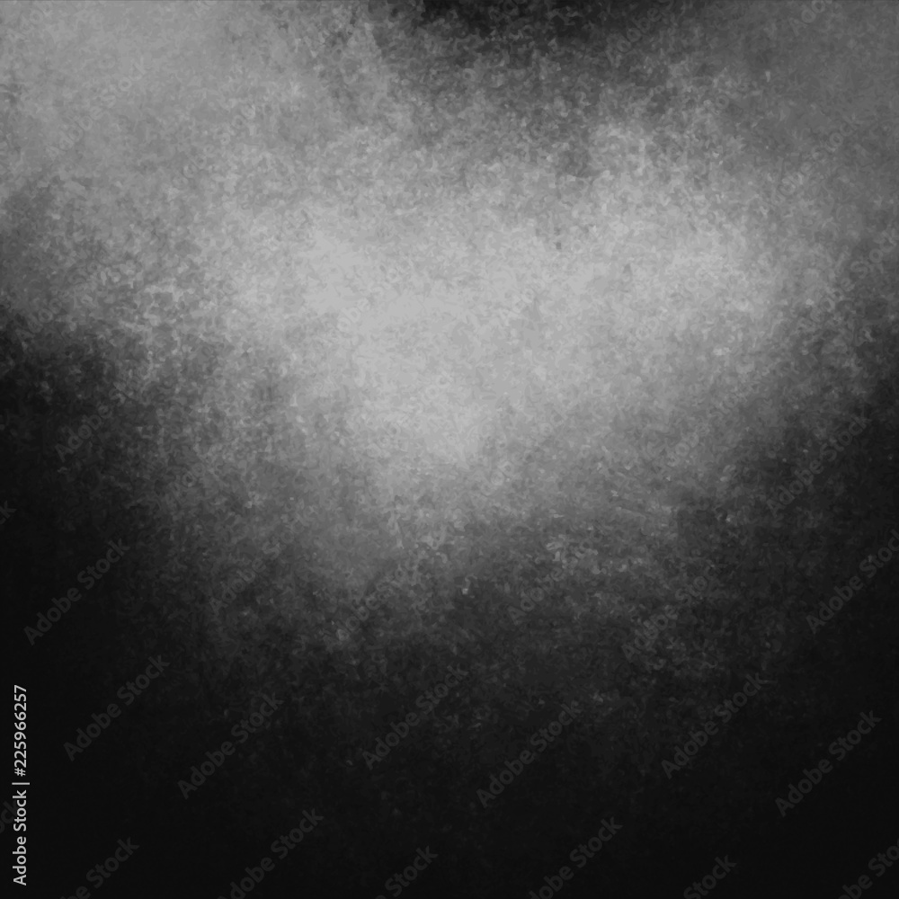 black and white vector background with cloudy white center and elegant