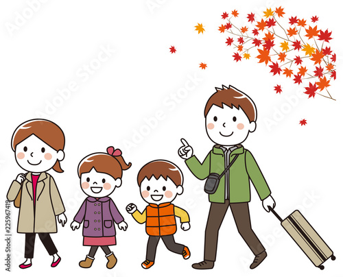 Autumn family trip