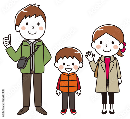 Family of autumn / winter clothing