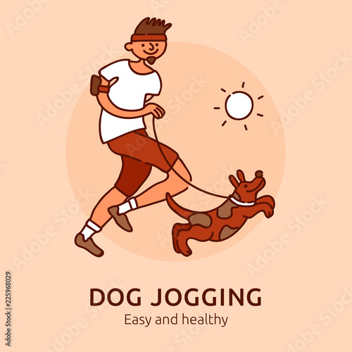 Pet Jogging Poster