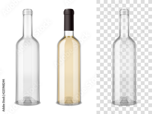 Wine Blass Bottles Set