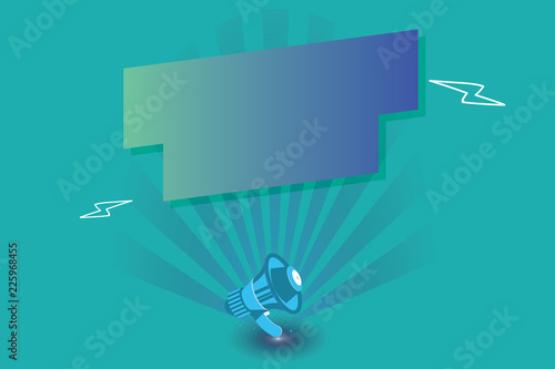Flat design business vector illustration concept. Business ad for website and promotion banners. empty social media copy space text for your own texts Template art esp isolated promoting Service