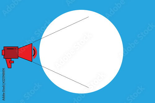 Flat design business vector illustration concept. Business ad for website and promotion banners. empty social media copy space text for your own texts Template art esp isolated promoting Service