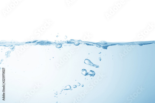 water splash isolated on white background beautiful splashes a clean water