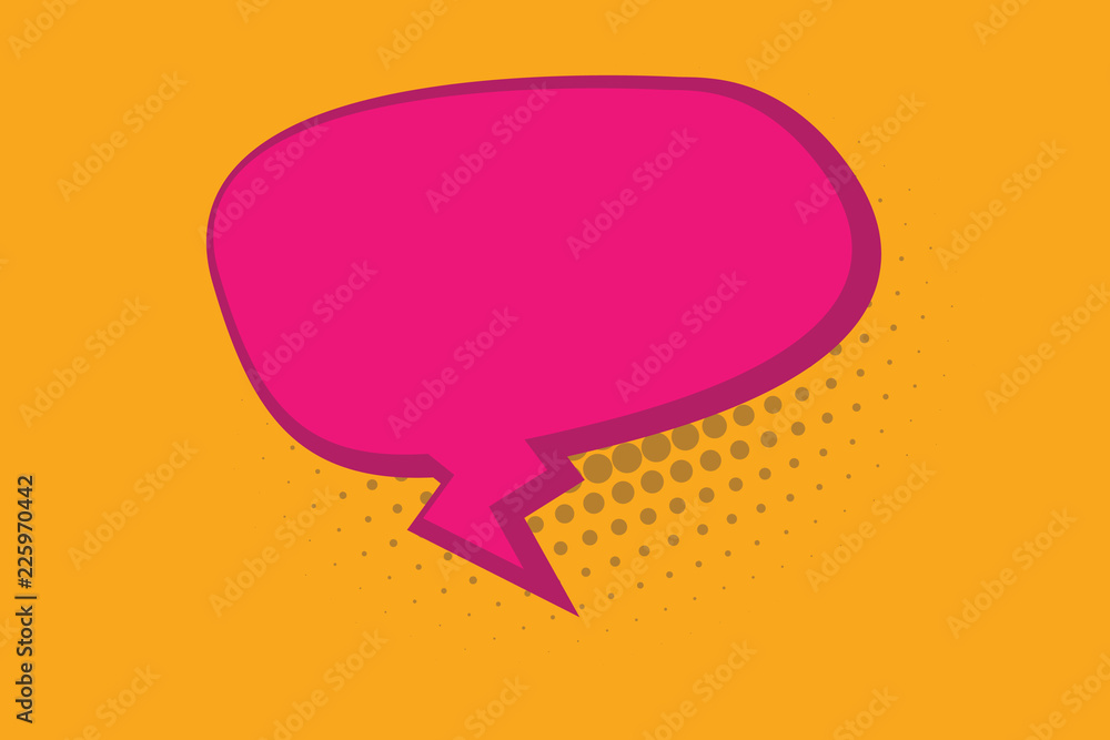 Flat design business Vector Illustration concept Empty copy space modern abstract background Geometric element. Blank Oblong Halftone Speech Bubble Text Balloon with Zigzag Tail and Shade Flat design business Vector Illustration concept Empty copy space modern abstract background Geometric element. Blank Oblong Halftone Speech Bubble Text Balloon with Zigzag Tail and Shade