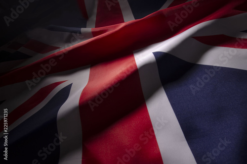 close up of British flag