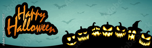 Happy Halloween pumpkins