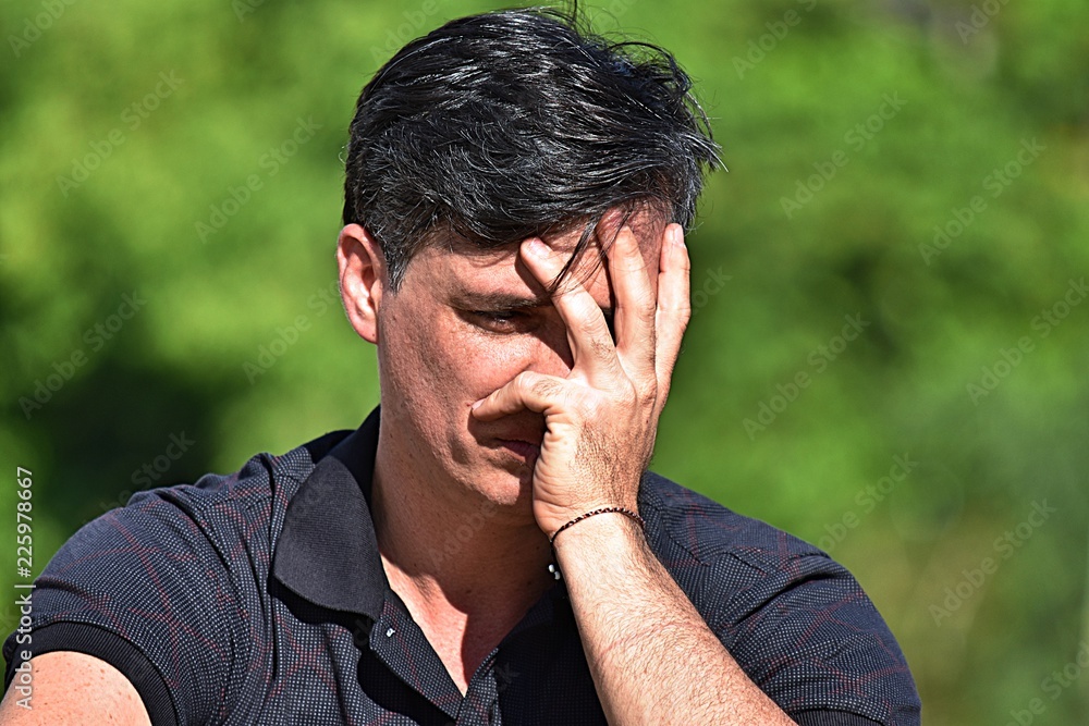 Depressed Adult Male Depressed Adult Male