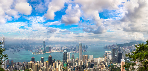 Photography Panoramic view of Hong Kong