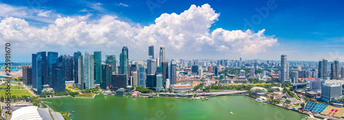 Panoramic view of Singapore