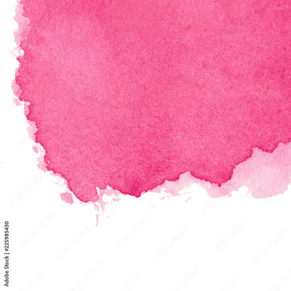 Obraz premium Pink abstract watercolor background with space for text. Editable template for banner, poster, cover, brochure, flyer.