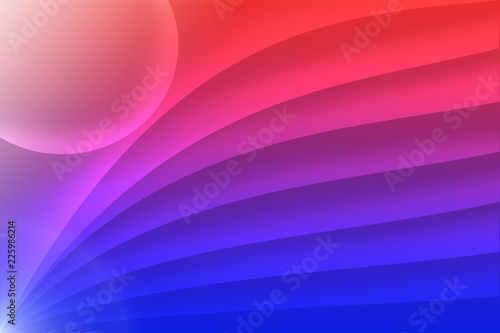 Colorful Curve Abstract Background © yingtanthawarak