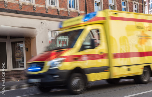 Krankenwagen im Einsatz