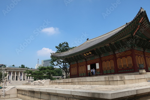 Deoksugung Palace in the city of Seoul in South Korea 