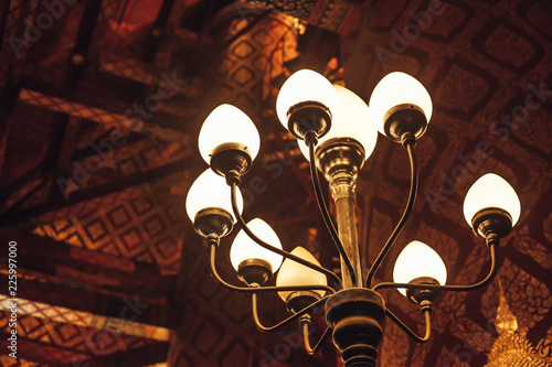 Vintage chandelier architecture