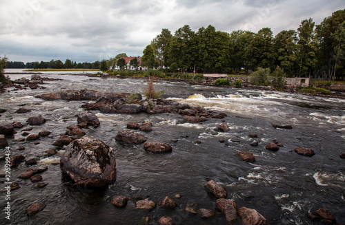 Dalalven at Gysinge bruk Sweden photo