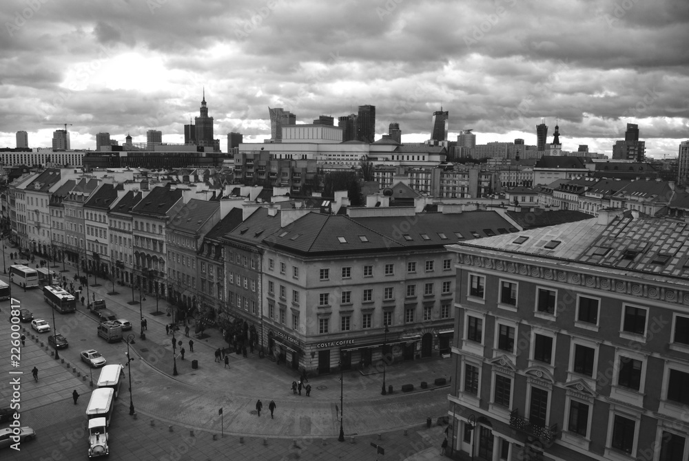 panoramic view of Warsaw