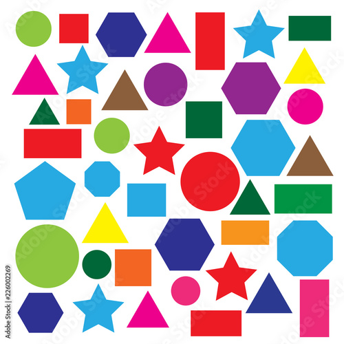 Colorful geometric background.
