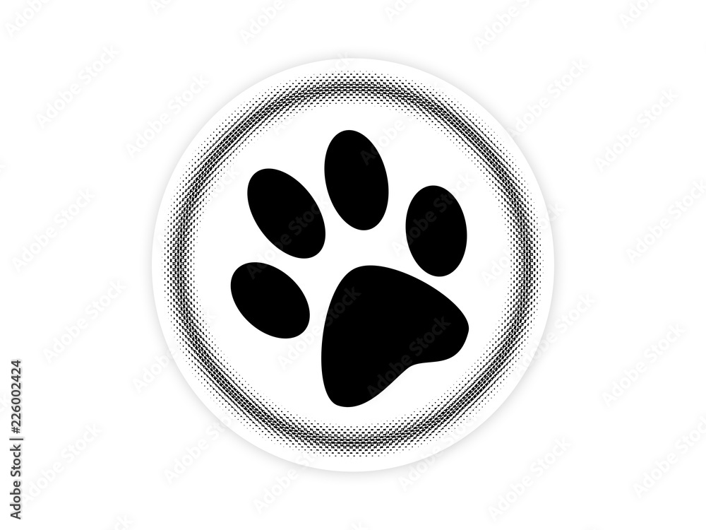 Black Paw Print Black Paw Print