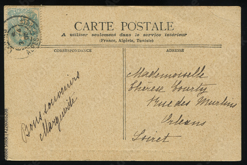 old French postcard