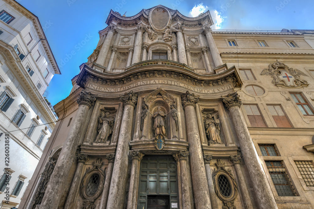 Church of San Carlo alle Quattro Fontane - Rome, Italy