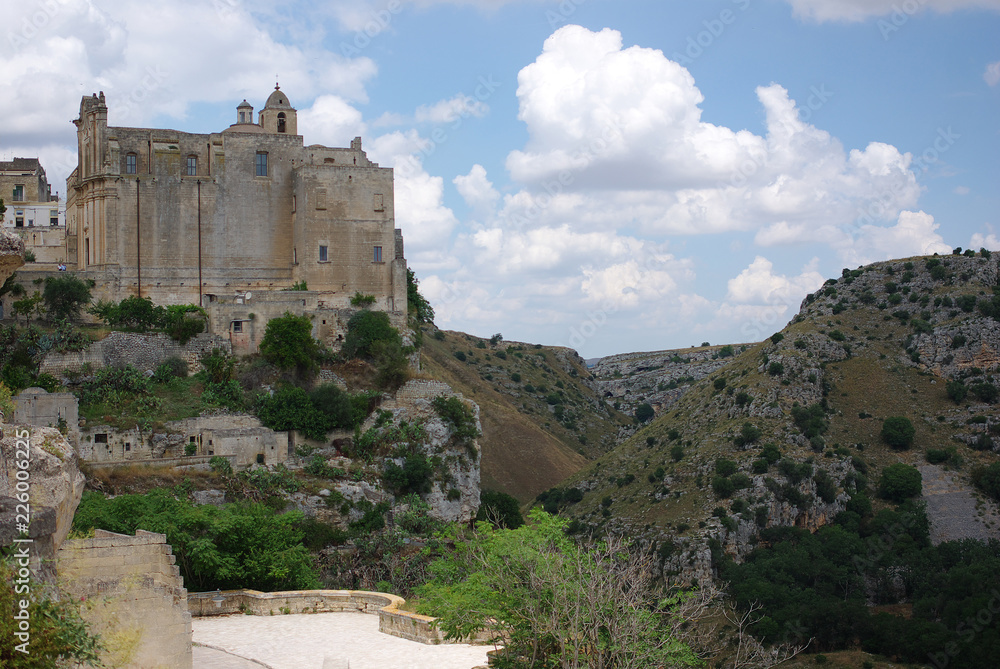 Saint Agostino Church In Matera, Basilicata, Italy