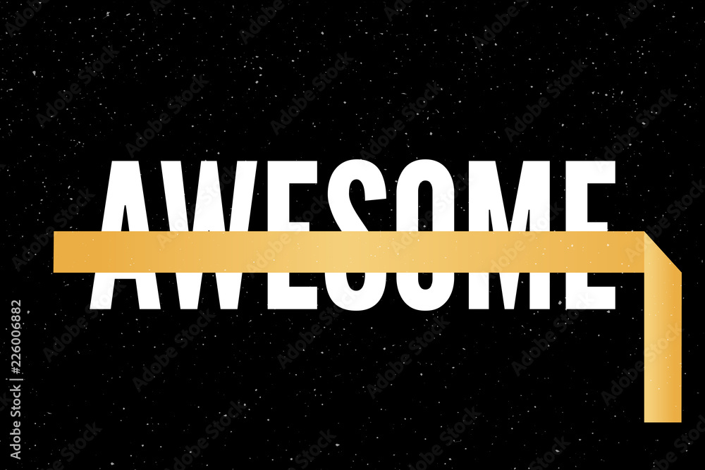 slogan Awesome phrase graphic vector Print Fashion lettering calligraphy slogan Awesome phrase graphic vector Print Fashion lettering calligraphy