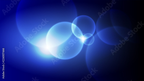 Abstract blue light and shade creative flare background. Vector illustration.
