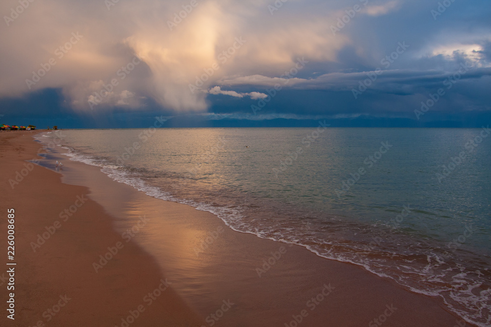 Obraz premium sunset on the sea