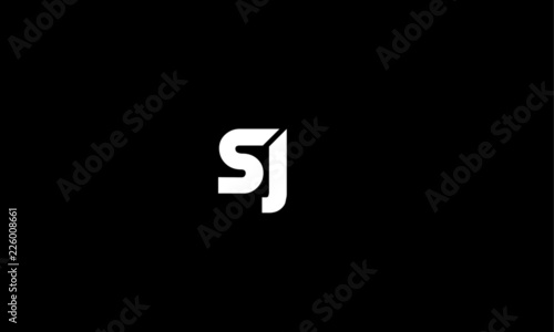 alphabet s j logo design  © fysaladobe