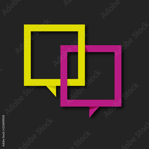 contact, communication- vecteur