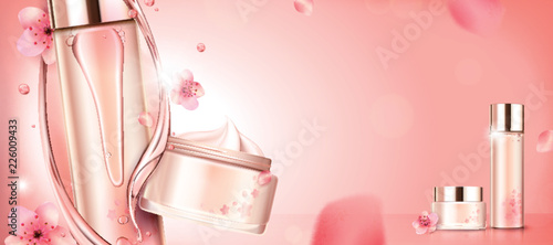 Cherry blossom product ads