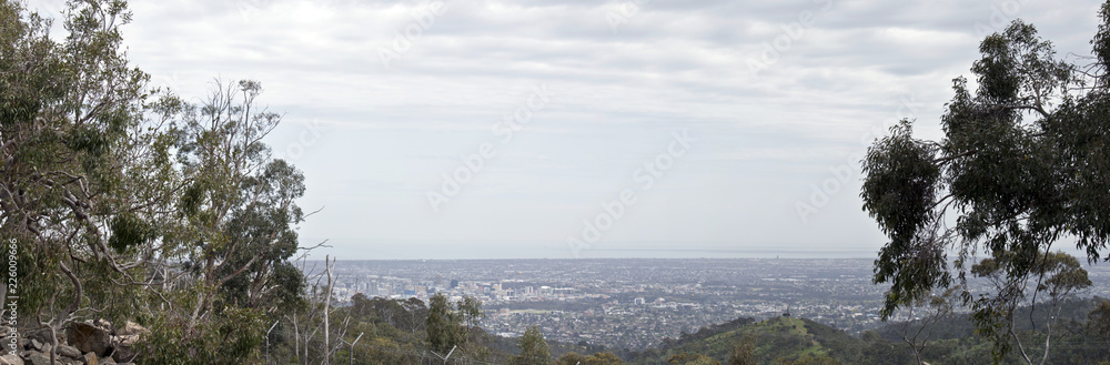 adelaide from cleland national park