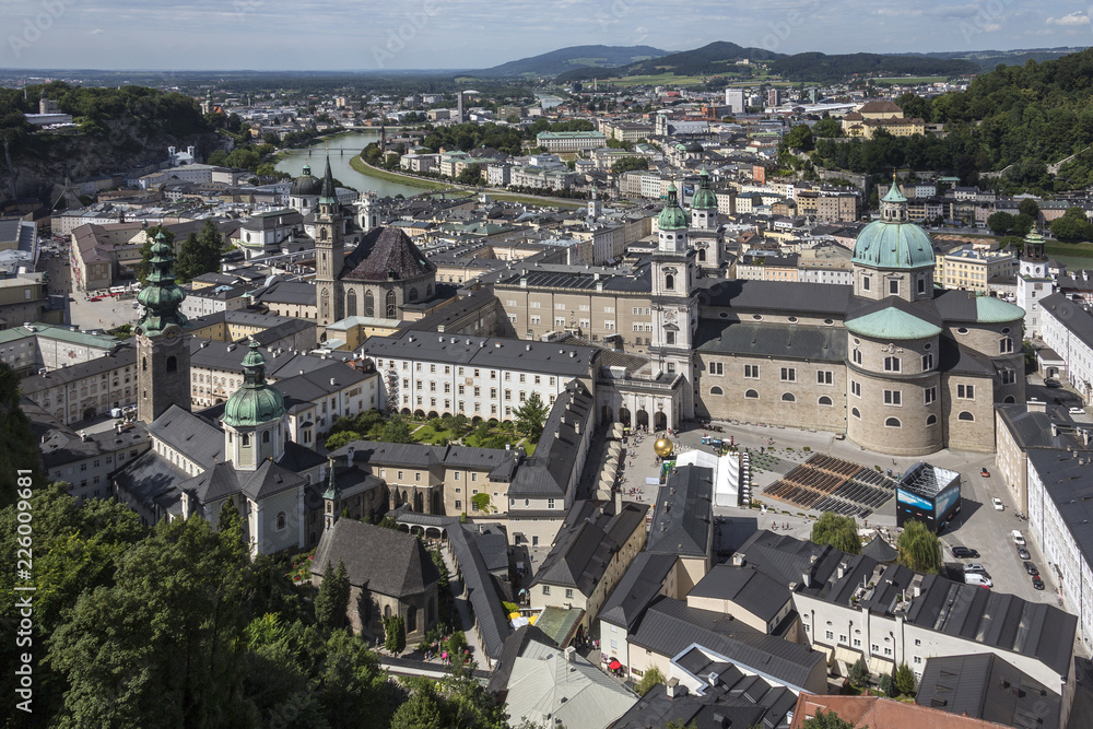 View from Hohensalzburg Castle - Salzburg - Austria