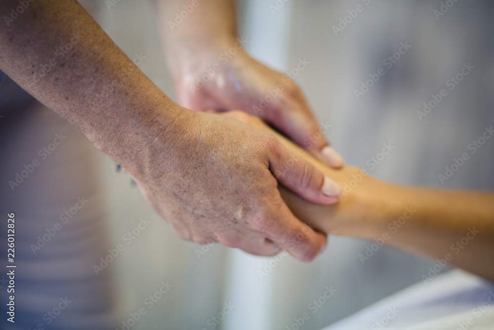 Massage for hand. Massage for hand.