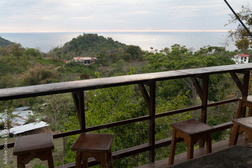 Ocean view from a bar near Quepos, Costa Rica