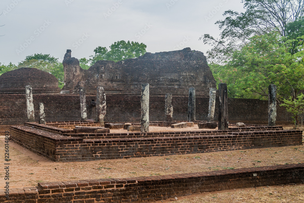 Fototapeta premium Potgul Vihara in the ancient city Polonnaruwa, Sri Lanka
