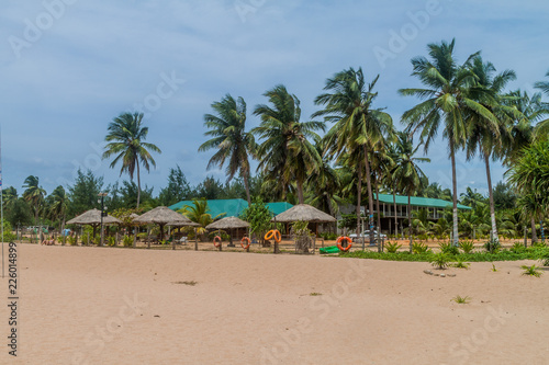 Beach resort in Nilaveli near Trincomalee, Sri Lanka