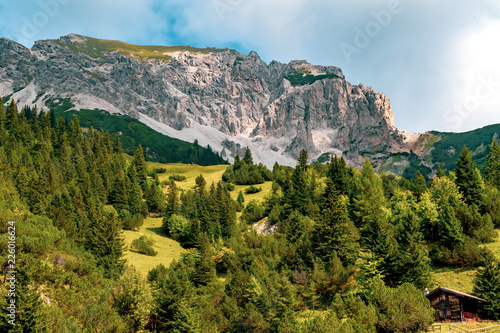 A view of Malbun, ski resort in Liechtenstein