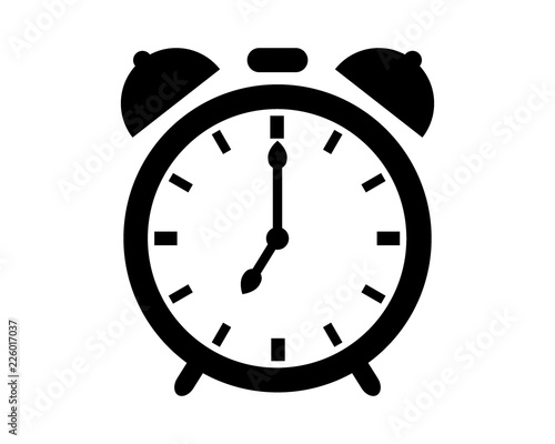 時計　時間　アイコン　目覚まし時計