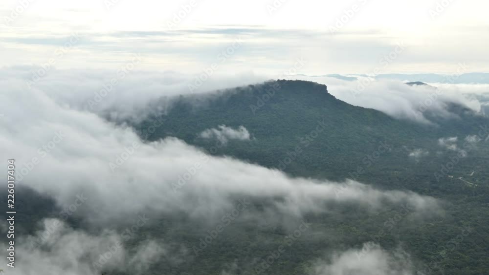 The mist is covering mountains, the morning is cold. The mist is covering mountains, the morning is cold.