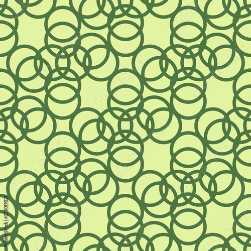 Seamless geometric abstract pattern with circles and rings