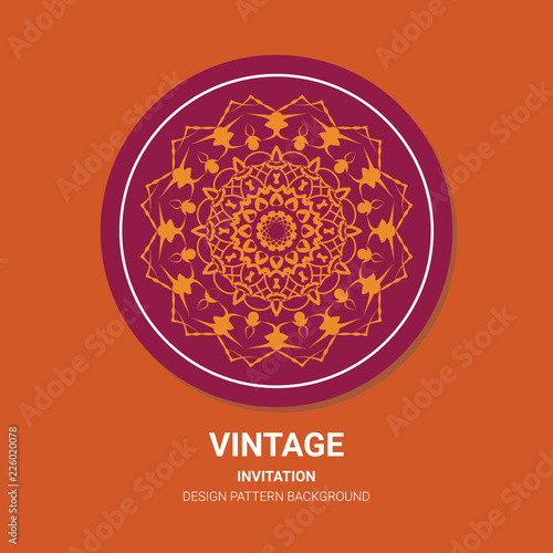 The illustration is a rich background. Abstract background. Rounded line geometric shapes. Radial banner. Can be used in the media. Vintage decorative elements. Vector illustration. Circular pattern.